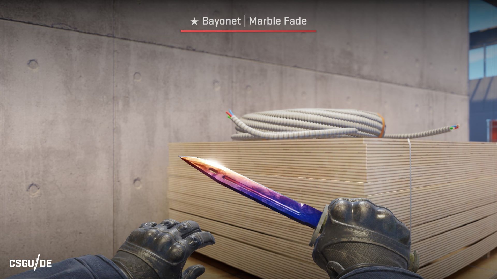 Bayonet Marble Fade Fire and Ice Patterns