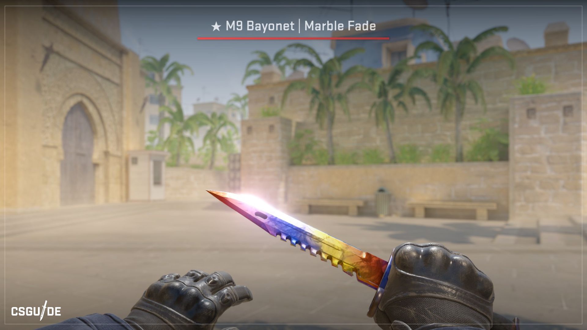 M9 Marble Fade best patterns CS2